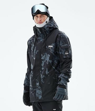 Dope Adept 2021 Paint Snowboardjakker Herre Blå | DKNB2729