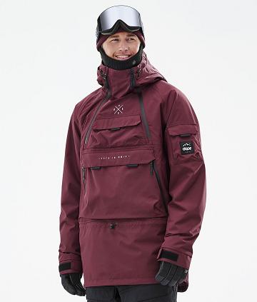 Dope Akin Snowboardjakker Herre Bordeaux | DKHK2738