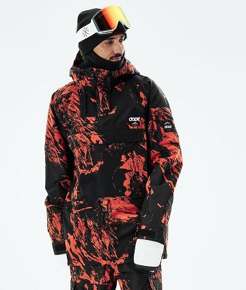 Dope Annok 2021 Paint Snowboardjakker Herre Orange | DKZG2760