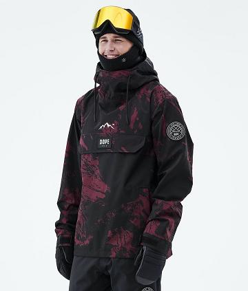 Dope Blizzard 2021 Paint Snowboardjakker Herre Bordeaux | DKEX2778