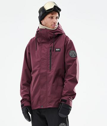 Dope Blizzard Full Zip 2021 Snowboardjakker Herre Bordeaux | DKQZ2780