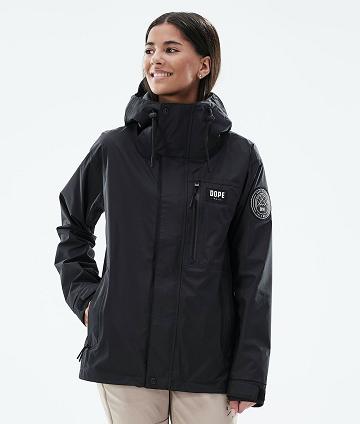 Dope Blizzard Light W Full Zip Udendørs Jakker Dame Sort | DKOR3723