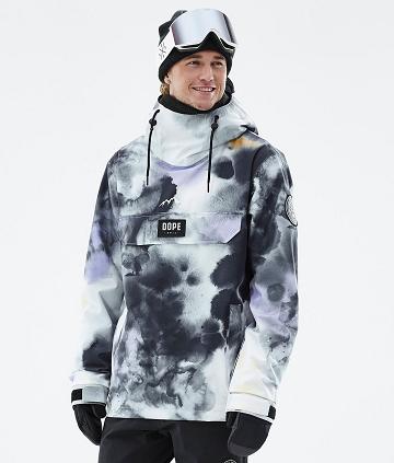 Dope Blizzard Tiedye Skijakker Herre Sort Lilla | DKRW2919