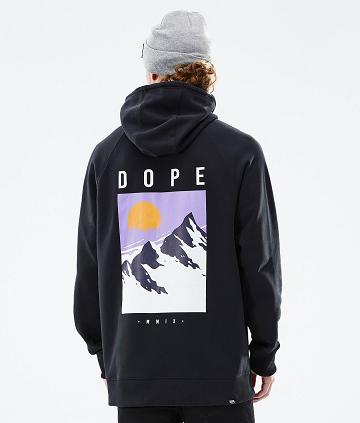 Dope Common Peak Hættetrøje Herre Sort | DKOR3003