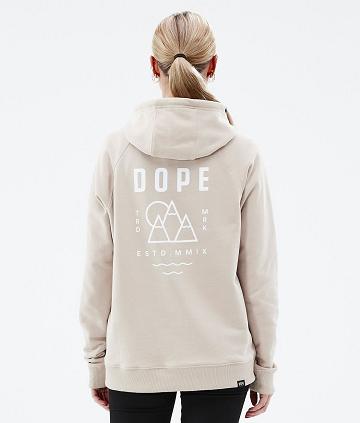 Dope Common W Summit Hættetrøje Dame Brune | DKGL3839