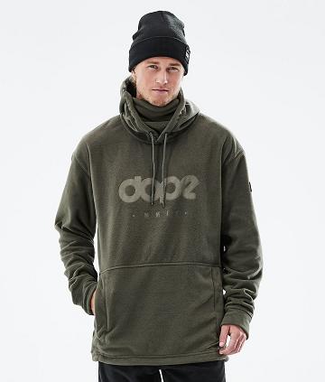 Dope Cozy II 2021 Fleece Herre Olivengrøn Grøn | DKBC3040