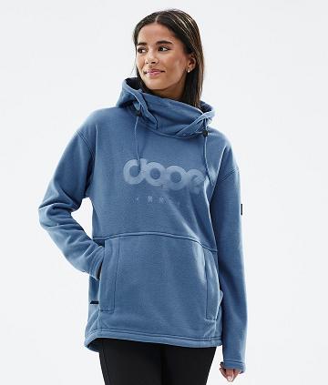 Dope Cozy II W Fleece Dame Blå Grå | DKLH3868