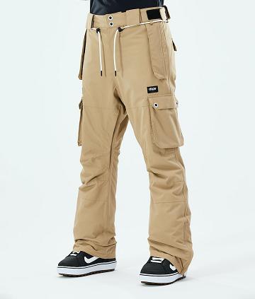 Dope Iconic W 2021 Snowboard Bukser Dame Khaki | DKDN3283