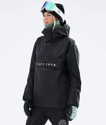 Dope Legacy W 2021 Snowboardjakker Dame Sort | DKWY3495