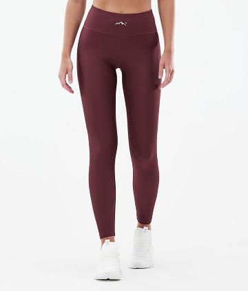 Dope Lofty Leggings Dame Bordeaux | DKNB3785