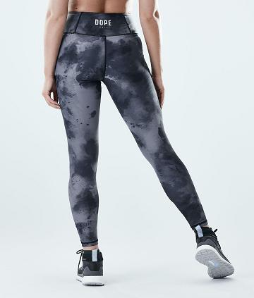 Dope Lofty Leggings Dame Sort | DKDN3789