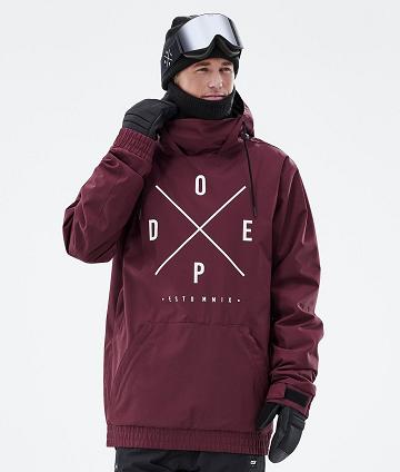 Dope Migoo 2X-Up Snowboardjakker Herre Bordeaux | DKKI2807