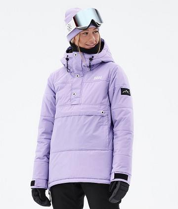 Dope Puffer W Snowboardjakker Dame Lilla | DKLH3504