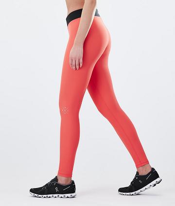 Dope Razor Leggings Dame Orange | DKZG3815