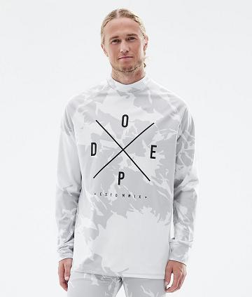 Dope Snuggle 2X-Up Baselayer Top Herre Grå Camo | DKRW3061