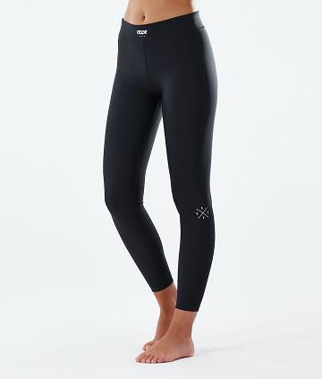 Dope Snuggle W 2X-Up Baselayer Tights Dame Sort | DKTV3908