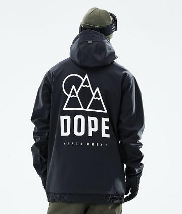 Dope Yeti 2021 Rise Snowboardjakker Herre Sort | DKOR2843