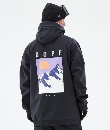 Dope Yeti Peak Skijakker Herre Sort | DKBC2969