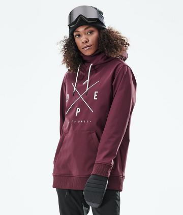 Dope Yeti W 10k Snowboardjakker Dame Bordeaux | DKNB3525