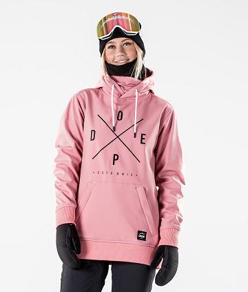 Dope Yeti W 10k Snowboardjakker Dame Lyserød | DKQZ3523