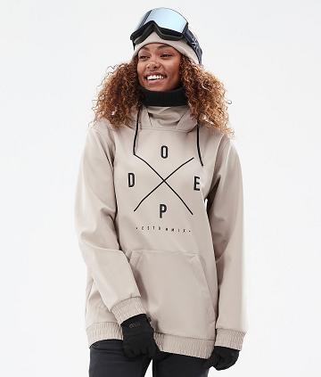 Dope Yeti W 2X-Up Snowboardjakker Dame Brune | DKDN3536