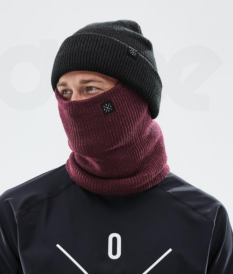 Dope 2X-UP Strikket Faded Maske Herre Bordeaux | DKGL3139