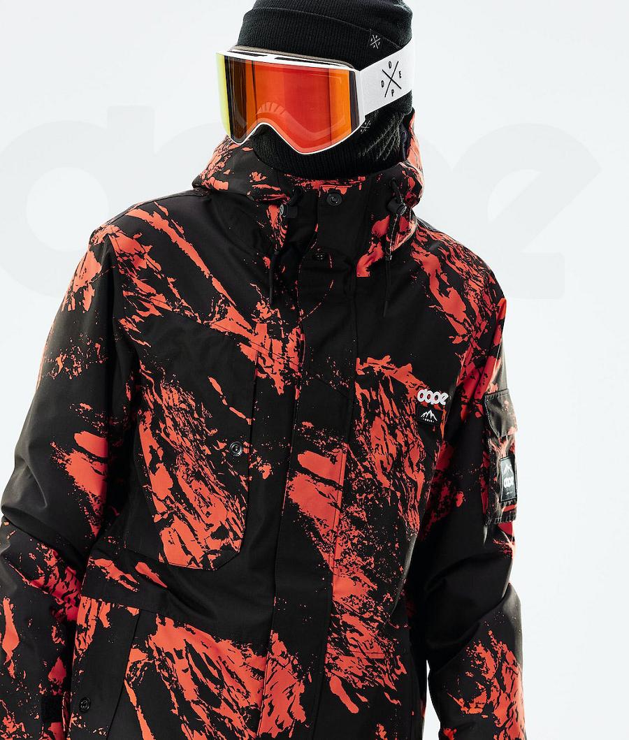 Dope Adept 2021 Paint Skijakker Herre Orange | DKVD2873