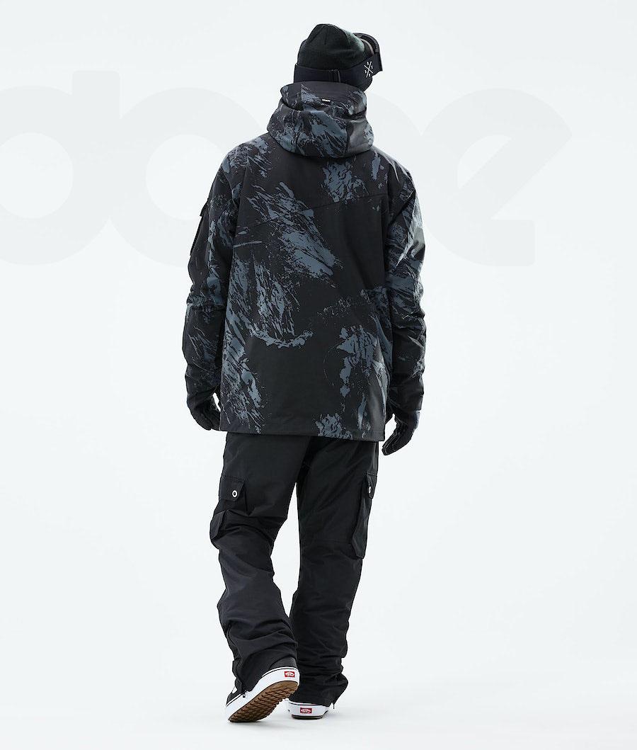 Dope Adept 2021 Paint Snowboardjakker Herre Blå | DKNB2729