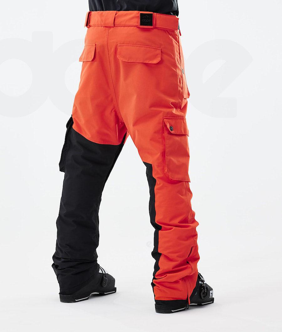 Dope Adept 2021 Skibukser Herre Orange Sort | DKSO2600