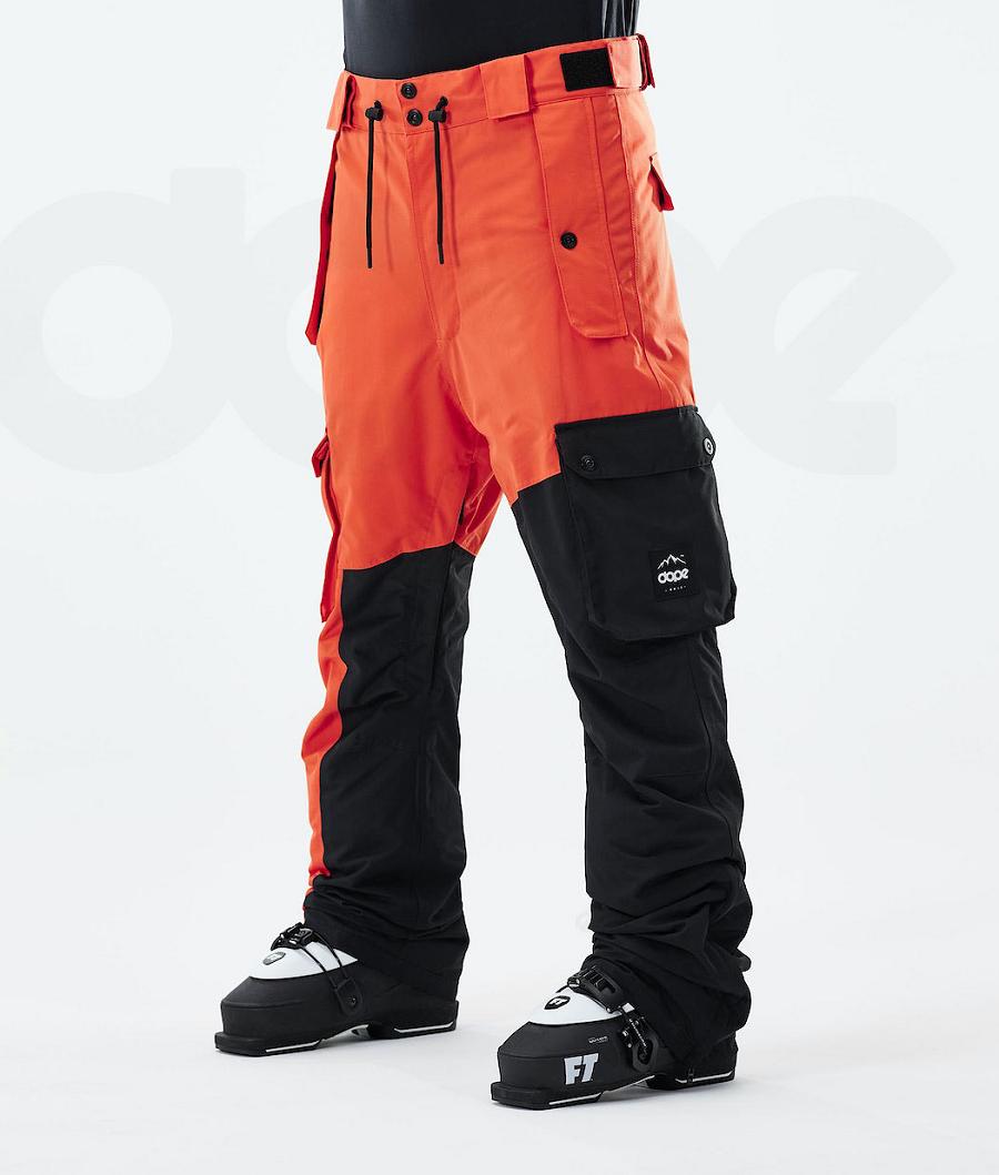 Dope Adept 2021 Skibukser Herre Orange Sort | DKSO2600