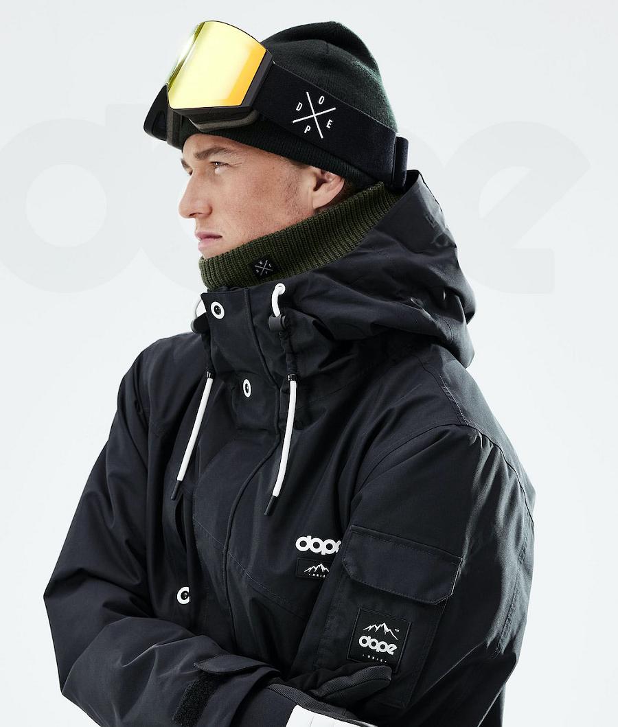 Dope Adept 2021 Snowboardjakker Herre Sort | DKQZ2727