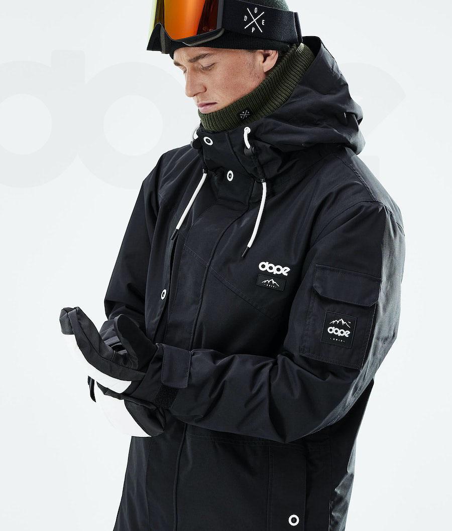 Dope Adept 2021 Snowboardjakker Herre Sort | DKQZ2727