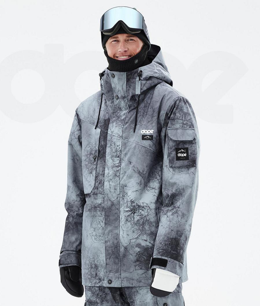 Dope Adept Dirt Snowboardjakker Herre Aqua | DKVD2731