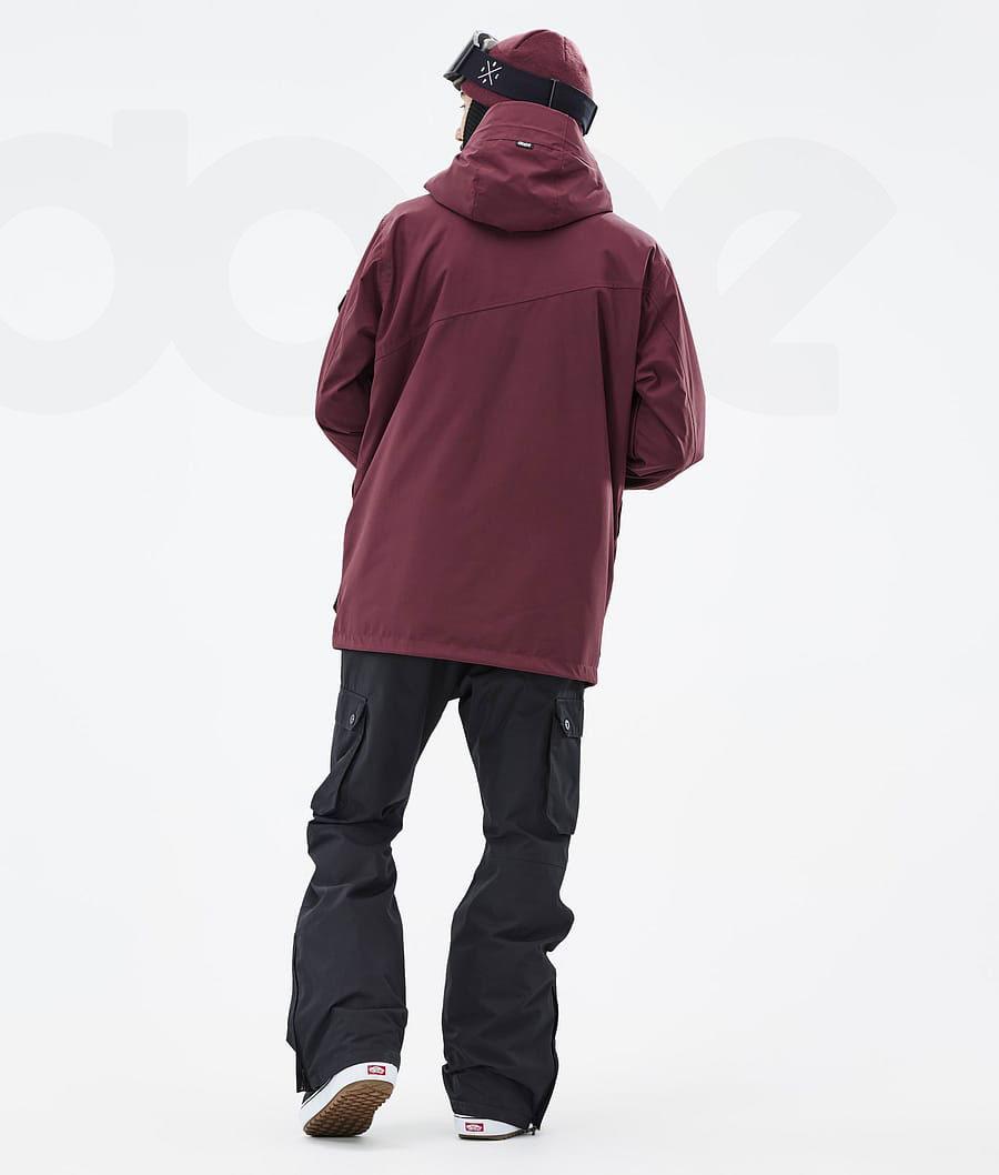 Dope Adept Don Snowboardjakker Herre Bordeaux | DKCE2732