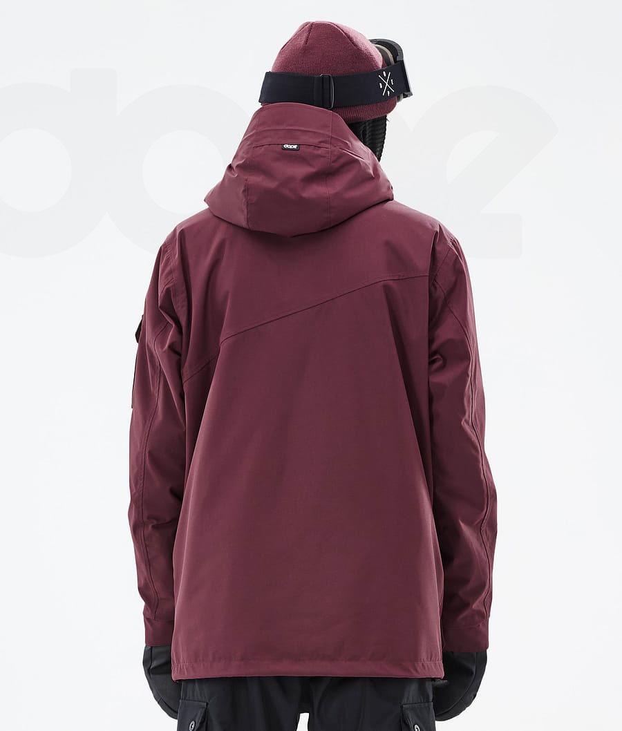 Dope Adept Don Snowboardjakker Herre Bordeaux | DKCE2732