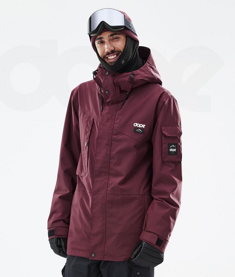 Dope Adept Don Snowboardjakker Herre Bordeaux | DKCE2732