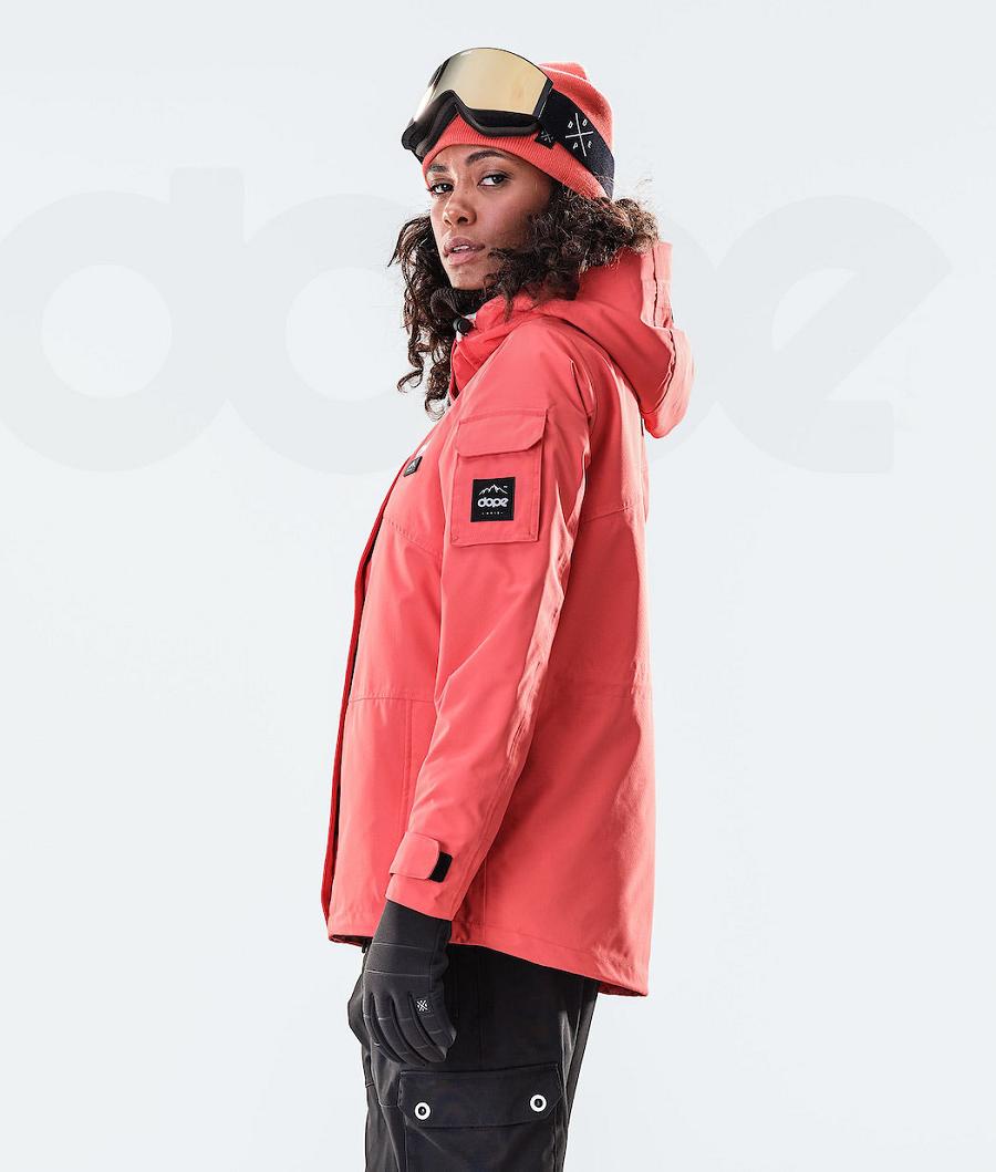 Dope Adept W 2020 Snowboardjakker Dame Koral | DKBC3395