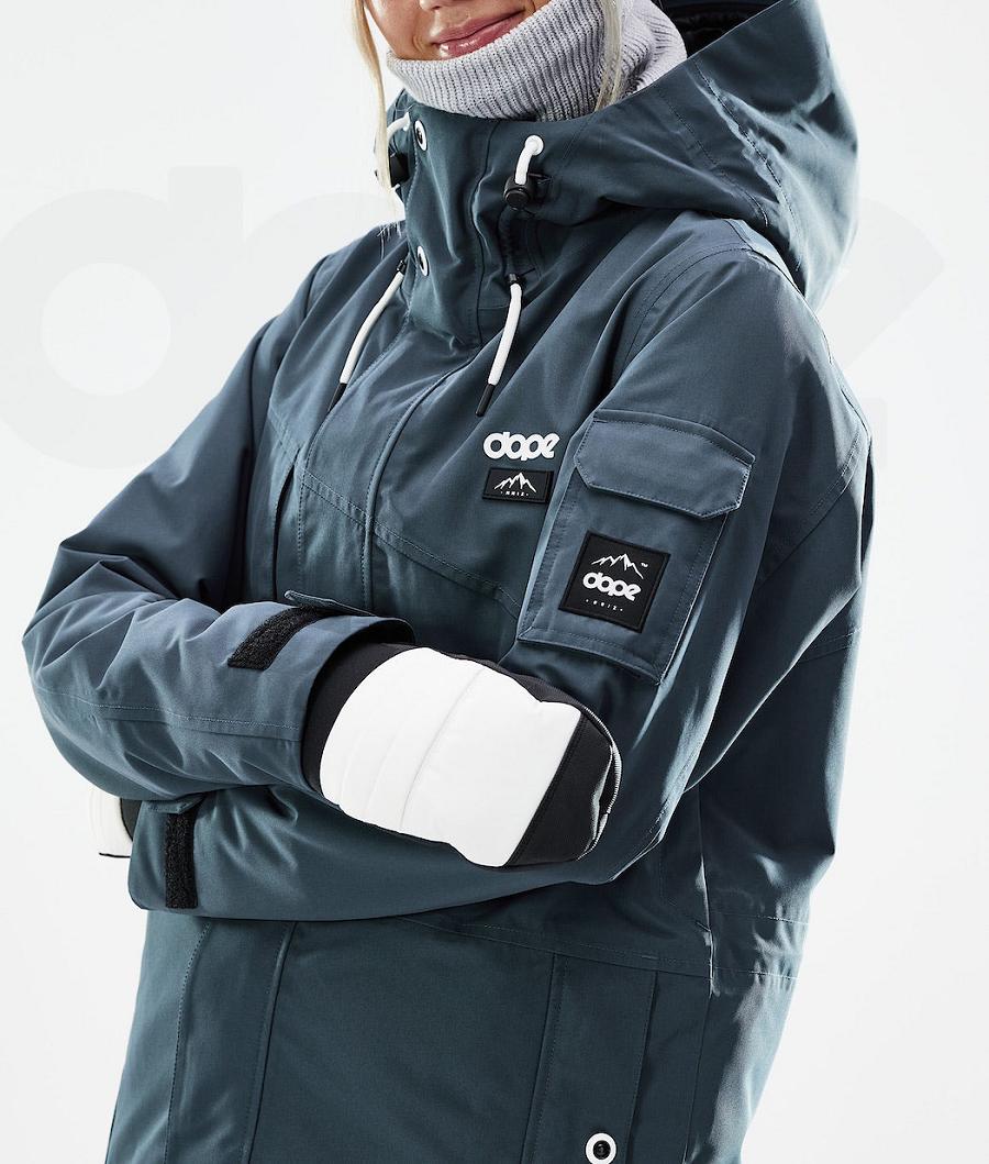 Dope Adept W 2021 Snowboardjakker Dame Blå | DKVD3396