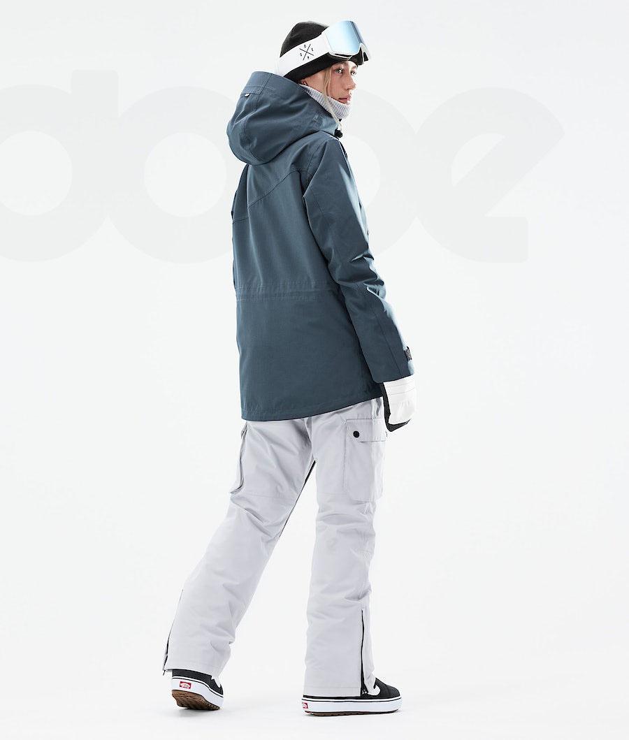 Dope Adept W 2021 Snowboardjakker Dame Blå | DKVD3396