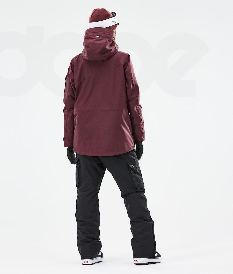 Dope Adept W 2021 Snowboardjakker Dame Bordeaux | DKZG3399