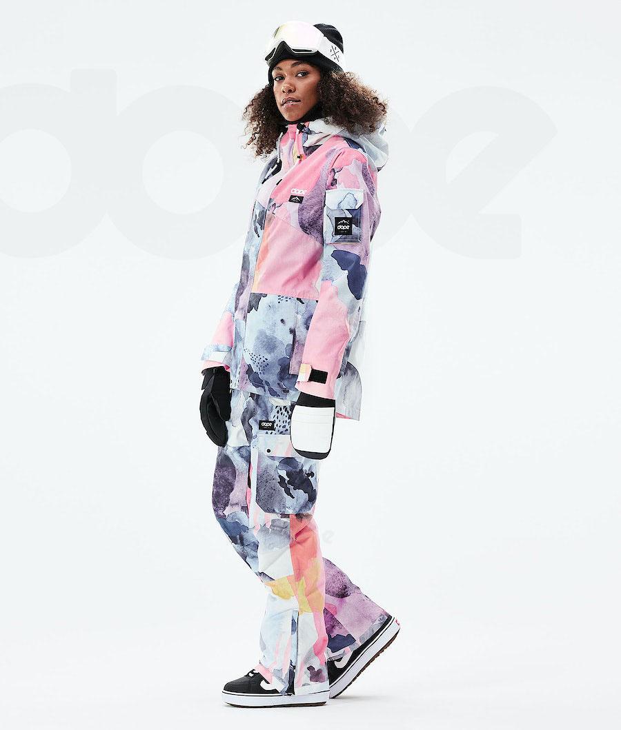 Dope Adept W 2021 Snowboardjakker Dame Flerfarvede | DKCE3397