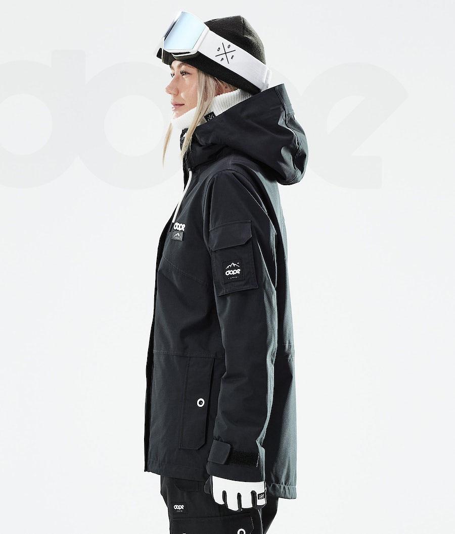 Dope Adept W 2021 Snowboardjakker Dame Sort | DKXF3398