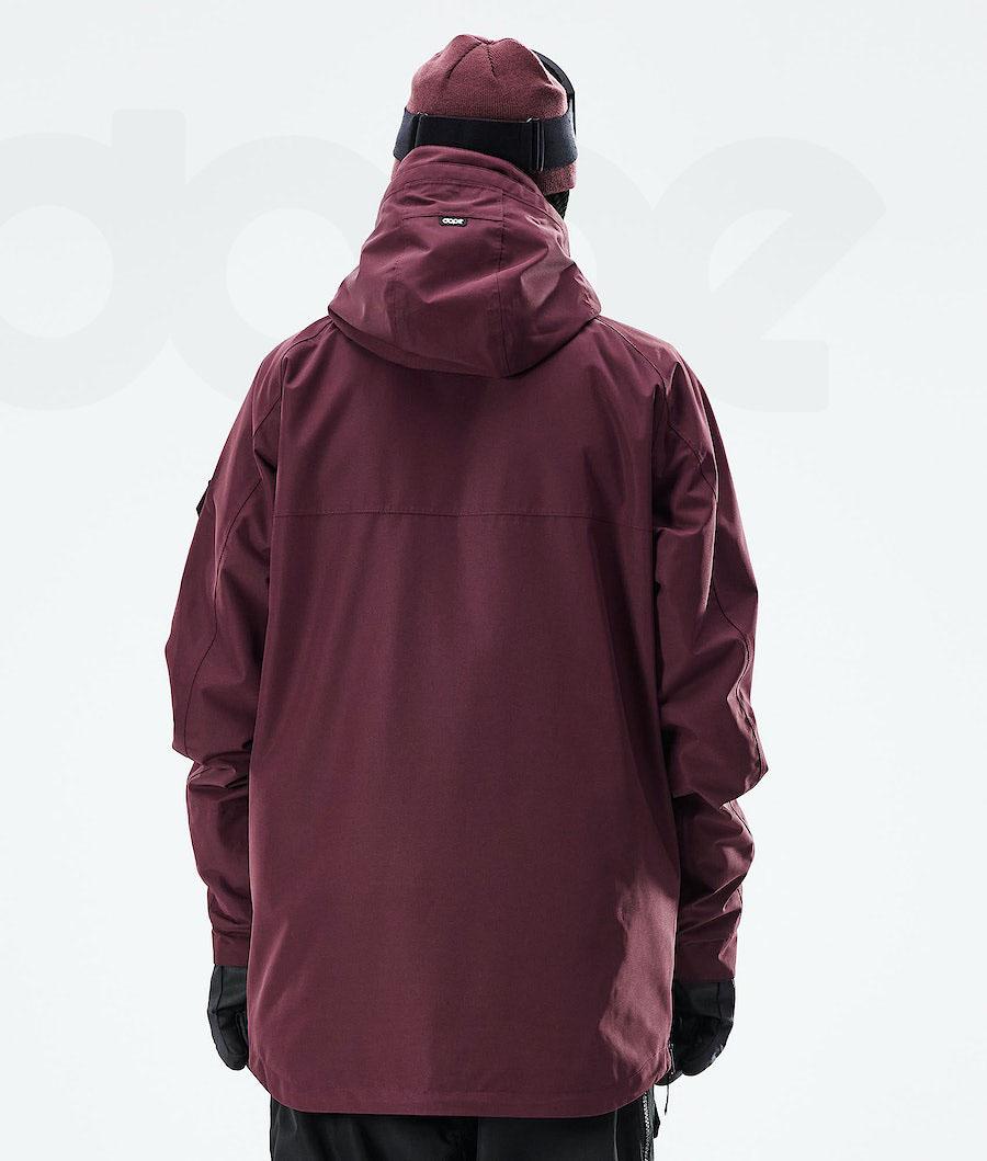 Dope Akin 2021 Snowboardjakker Herre Bordeaux | DKIS2746