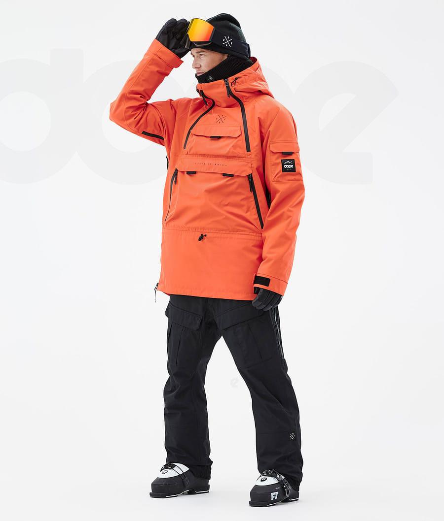 Dope Akin Skijakker Herre Orange | DKDN2883