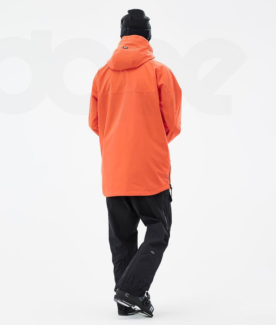 Dope Akin Skijakker Herre Orange | DKDN2883