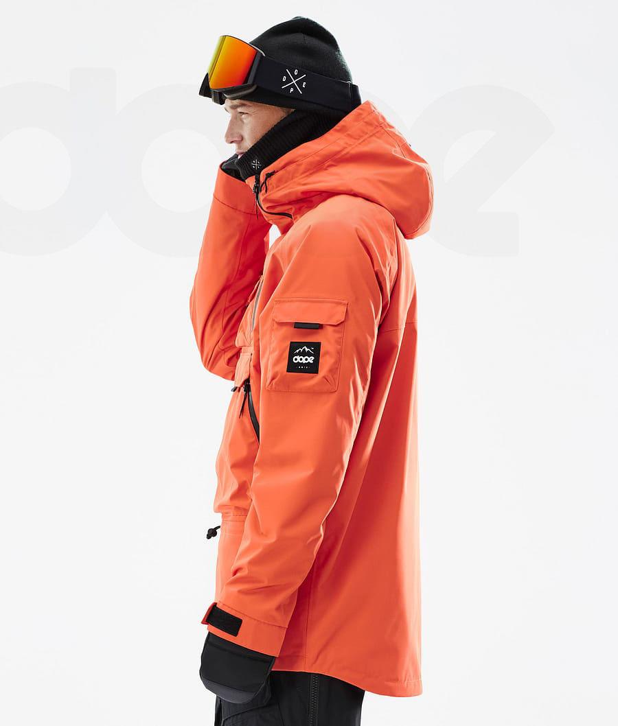 Dope Akin Skijakker Herre Orange | DKDN2883