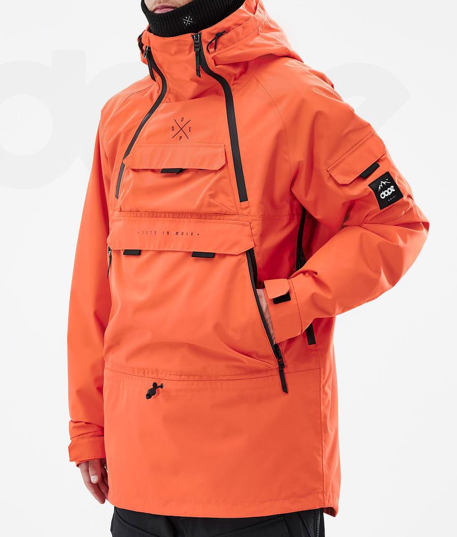 Dope Akin Skijakker Herre Orange | DKDN2883