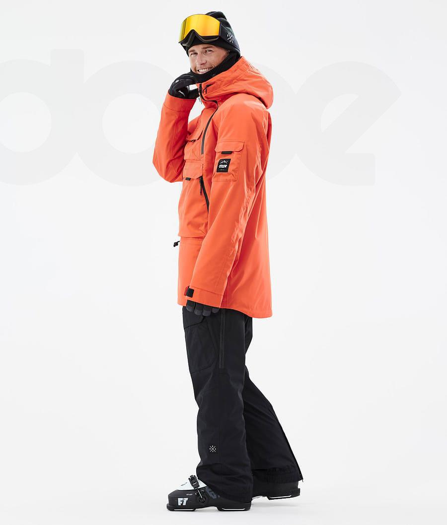 Dope Akin Skijakker Herre Orange | DKDN2883