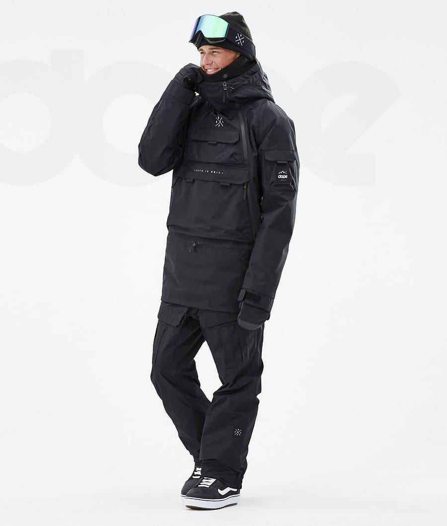 Dope Akin Snowboardjakker Herre Sort | DKJJ2737