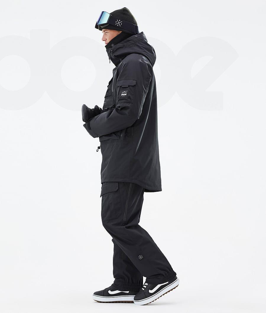 Dope Akin Snowboardjakker Herre Sort | DKJJ2737